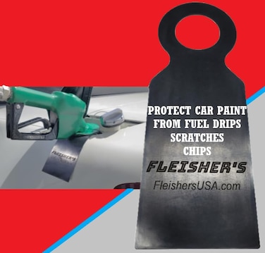 FLEISHERS GAS CAP BIB  Paint Savior Fuel Filler Bib Fuel Spill Guard Protects Paint from Spills and Paint Chips