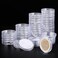 60p Clear Plastic Coin Capsules Silver Dollar Coin Holder 40mm Silver Coin Storage Coin Holders for Collectors Morgan Silver Dollar Coin Holders with Adjustable Gasket1720252730333840mm