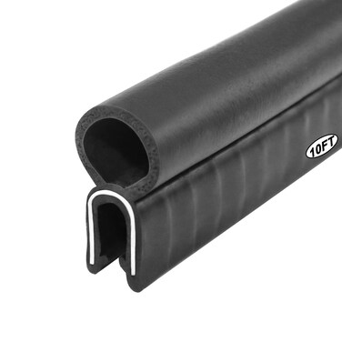 Storystore Car Door Rubber Seal Strip Fits 116 Edge Trim Seal with Top Bulb for Cars Boats RVs Trucks and Home Applications Automotive Weather Striping 10Ft
