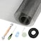 Tooltriz Window Screen Repair Kit  59 x 106 Screen Door Replacement Fiberglass Screen Mesh with All Screen Tools for Sliding Door and Patio Screen Door Replacement