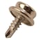 Sea Dog Canvas Snap Stud  8 Sheet Metal Self Tap Screw 13cm  NickelPlated Brass
