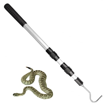 Bytcew Snake Hook Reptile Catcher Stick Pole Heavy Duty Snake Handling Tool kit for Rattlesnakes Python Copperhead Removal Catching