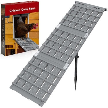 Chicken Coop Ramp Chicken Ladder for Coop Henhouse Chicken Steps with Adjustable Angles and DIY Length Chicken Roosting Accessories for Leg Problem or Cannot Fly Chickens RotResistant Waterproof