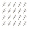 eMagTech 20 Sets Bird Cage Branch Screw Mounting Kit Birdcage Stainless Steel Branch Screws Mounting Set for Perches Platforms Nest Boxes Houses
