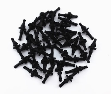 HONBAY 40pcs Anti Vibration Flexible Rubber PC CPU Case Fan Mounting Screws Pin Rivet