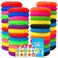 BuggyBands Mosquito Repellent Bracelets 48 Pack Individually Wrapped Mosquito Repellent Bands for Kids and Adults with 24 Pcs Mosquito Repellent Stickers for Indoor and Outdoor Protection