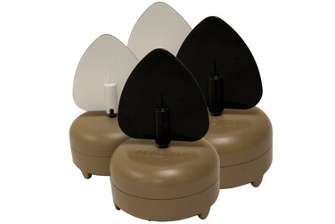 Mojo DoveAFlicker Spinning Wing Dove Decoys for Dove Hunting 4 Pack Batteries Not IncludedBrown