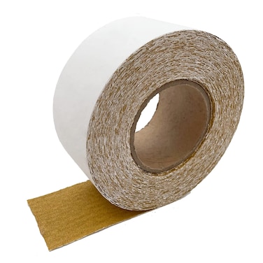 LYHLYA 80 Grit Self Adhesive Sandpaper Roll Sticky Sandpaper 234 X 20 Yard Sand Paper Roll Aluminium Oxide PSA Sandpaper Emery Cloth for Wood Furniture Metal Sanding Polishing and Woodworking