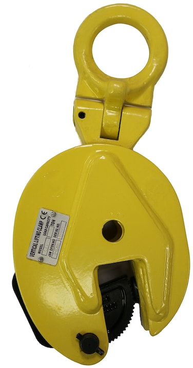 VLift Industrial Vertical Plate Lifting Clamp Steel 4408 lb WLL