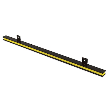 Master Magnetics 24 HeavyDuty Tool Holder EasyInstall 20lb per inch Pull Force Black Powder Coat with Yellow Stripe AM1PLC
