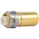 SharkBite 114 Inch x 1 Inch CTS Fitting Reducer Push to Connect Brass Plumbing Fitting PEX Pipe Copper CPVC PERT HDPE UXL123528