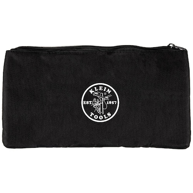 Klein Tools VDV770500 Nylon Zipper Pouch Divided Zip Black Bag Various Use Including for Tone and Probe Kit No VDV500820