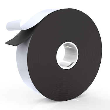 LLPT Foam Insulation Tape 1 Inch x 50 Feet Closed Cell Foam Rubber for Door Window Weatherstrip Outdoor Indoor Residue Free Weatherproof AdhesiveEFT150