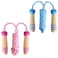 Jump Rope for Kids Adjustable Lorvain Kid Jump Ropes for Girls Boys Skipping Rope for Kids with Wooden Handle Cotton Braided Outdoor Fun Activity for Exercise Fitness Children Students Preschooler