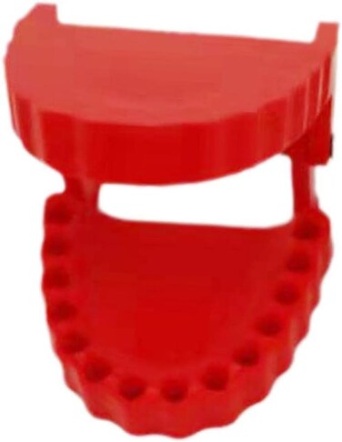 Funny Denture Drill Bit Holder Teeth Model Design Screwdriver 635mm Fits Bit 14 Bits 28 Inch Hex Adapter Tools Screwdriver Bit Holders Power Tool Parts and Accessories