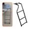 LadyRosian Pickup Truck Universal Fit Tailgate Ladder Truck Accessories Extension Step Ladder Easy Install Durable Steel