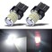 iBrightstar Newest 930V Super Bright Low Power 7440 7443 T20 LED Bulbs with Projector Replacement for Back Up Reverse Lights or Tail Brake LightsXenon White