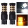 SOCALLED LIGHTING 7443 7444 Front Turn Signal LED Bulb Dual Function White Yellow Switchback Super Bright 4014 SMD Pack of 2