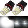 PHINLION Super Bright 3014 72SMD P13W 12277 SH23W 6000K Xenon White LED DRL Driving Light Bulbs for 2010 2011 Camaro Daytime Running Lights