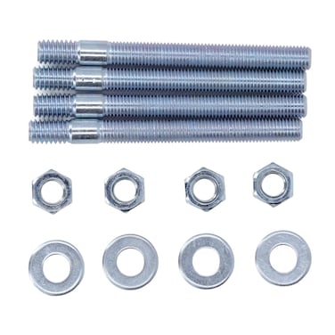 Chazcool Carburetor Studs Kit 35in Carburetor Studs Set Metal Carb Mounting Stud Kit with Spacers for 516in Threads Intake