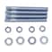 Chazcool Carburetor Studs Kit 35in Carburetor Studs Set Metal Carb Mounting Stud Kit with Spacers for 516in Threads Intake