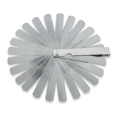 ABN Universal SAE and Metric Master Feeler Gauge 26Piece Blade Tool for Measuring Gap WidthThickness