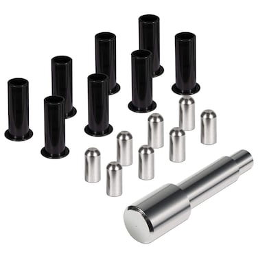 Door Pin Guides  Door Bushing Removal Tool For Jeep Wrangler JK JKU JL JLU Sports Sahara Freedom Rubicon Unlimited Gladiator JT 24Door 20072024 Stainless Steel Hinge Bolts Guides Liners 17 PCS