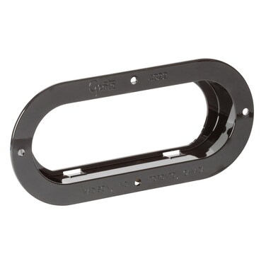 Grote 43222 Black TheftResistant Mounting Flange For 6 Oval Lights