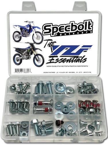 Specbolt Fasteners YZ 250F 400F 426F 450F Essentials Bolt Kit Fits All Yamaha YZF 4 Strokes YZ250F YZ400F YZ426F YZ450F YZF250 YZF400 YZF426 YZF450