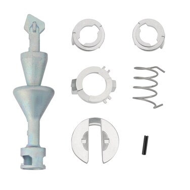 LT Easiyl A Set of Front Left or Right Door Lock Repair Kit Compatible with BMW 3 Series E90 E91 E92 E93 Propeller Length 78mm Lock Cylinder Repair Kit Silver