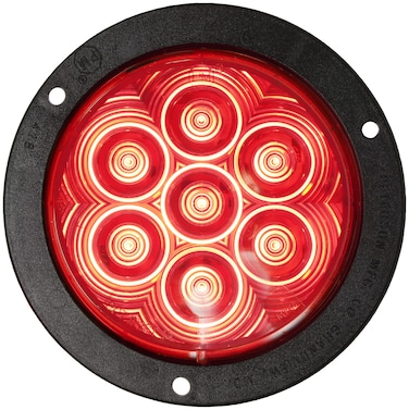Peterson Manufacturing 824R7 LED STT Light Round 7 Diode Pl3 Housing Fling Mount 4 1 Pack