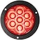 Peterson Manufacturing 824R7 LED STT Light Round 7 Diode Pl3 Housing Fling Mount 4 1 Pack