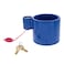 United Pacific 90109 Heavy Duty Steel Blue King Pin Lock for 2 Diameter King Pin  ONE Unit
