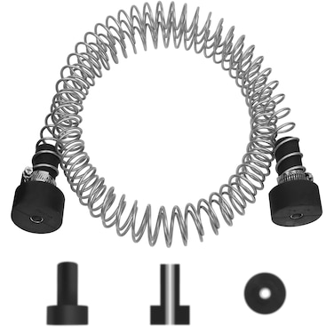 Trsmima Heavy Duty Stainless Steel Zipline Spring Brake Extra Long 65 FT Zipline Stopper Kids Backyard Zip Line Spring Braking SystemStopStopper for 316 14 516 38 inch Wire