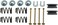 Dorman HW4092 Rear Drum Brake Shoe Hold Down Kit Compatible with Select FordMercury Models