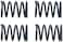 Dorman HW1150 Drum Brake Hold Down Spring Compatible with Select Models 4 Pack