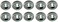 Dorman HW113210 Drum Brake Hold Down Spring Cup Set of 10