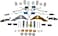 Dorman HW2320 Rear Drum Brake Hardware Kit Compatible with Select Models