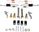 Dorman HW2326 Rear Drum Brake Hardware Kit Compatible with Select Honda Models