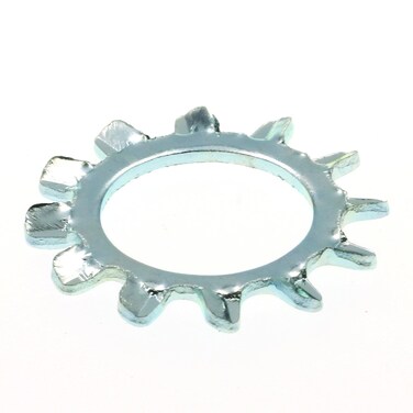 PrimeLine 9083257 Lock Washers External Tooth 38 in Zinc Plated Steel 50Pack