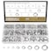 Kindroufly 452 Pieces 304 Stainless Steel Lock Washers Split Lock Washers 8 Sizes Spring Lock Washers Lock Metal Washers Assortment Kit 12 38 516 14 12 10 8 6