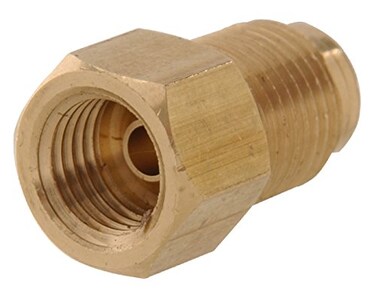 The Hillman Group 58358 Brass Inverted Flare Fitting Conversion Adapter 5Pack