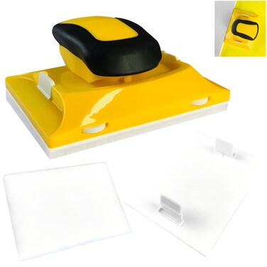PET8189 Snap design Paint Edge Brush  Paint Edge Trimmer Plus Two Replace pads  CornersCeilings  floors Pad Painter  Edge painting tool great for deckingfurniture  Paint Edger for Wall Painting