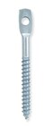 Docs Industries W300CZP 3 Eye Lag Screws for Wood Zinc Plated Qty 100