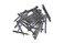 S  27 inch 70 mm Length Fluted Hardened High Carbon Steel Point Tip Wall Masonry Concrete Black Nails 25 pcs