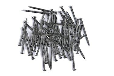 S  27 inch 70 mm Length Fluted Hardened High Carbon Steel Point Tip Wall Masonry Concrete Black Nails 30 pcs