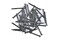 S  23 inch 60 mm Length Fluted Hardened High Carbon Steel Point Tip Wall Masonry Concrete Black Nails 30 pcs
