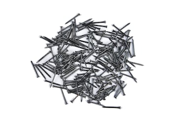 S  1 inch 25mm Length Hardened High Carbon Steel Point Tip Wall Masonry Concrete Black Nails 100 pcs