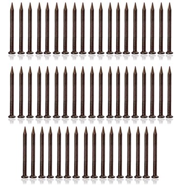 MEkuk 100PCS Hardware Nails 157inch Length Carbon Steel Point Tip Wall Cement Nail