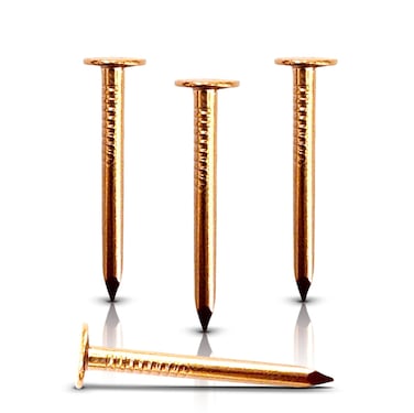 USA Made  15 Inch Copper Nails Roofing Finish  Solid Pure Copper Slate Spikes Flashing Furniture Boat  Highest Quality Nails 500